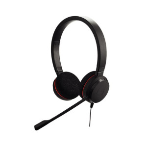 Jabra Evolve 20 UC  Bedrade On-ear Stereo Headset  USB Type-A  Zwart