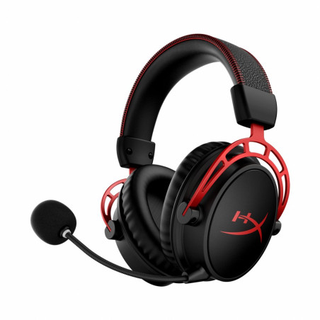 HyperX Cloud Alpha Draadloze Over-ear Gaming Headset USB-A Zwart/Rood