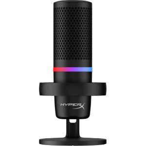 HyperX DuoCast USB-microfoon RGB-verlichting Voor pc en console Zwart