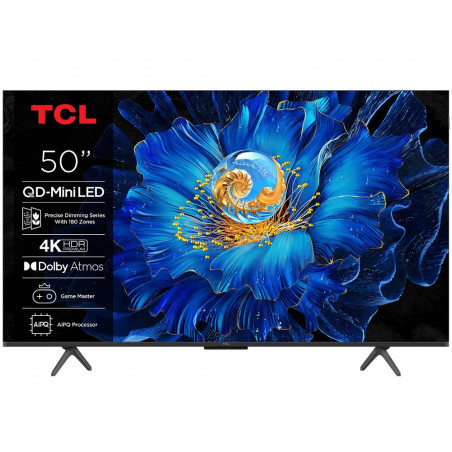 TCL 50C61KS 50 4K Ultra HD QD-MiniLED Smart TV 60Hz Google TV Wifi Dolby Vision HDMI 2.1 (2025)