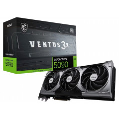 MSI GeForce RTX 5090 Ventus 3X OC 32 GB GDDR7 VRAM 4K Gaming AI Videokaart GPU Nvidia