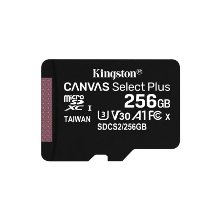 Kingston Canvas Select Plus MicroSDXC 256GB Class 10 UHSI U1