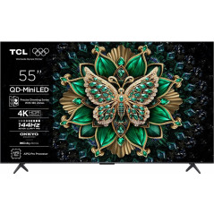 TCL 55C61K  55 4K Ultra HD QDMini LED Smart TV  Google TV  Dolby Vision IQ  144Hz 2025