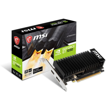 MSI GeForce GT1030 LP OC 2GB GDDR4 VRAM Low Profile Videokaart GPU Nvidia