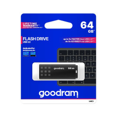 Goodram UME3 | 64GB USB-A 3.2 Flash Drive | Zwart