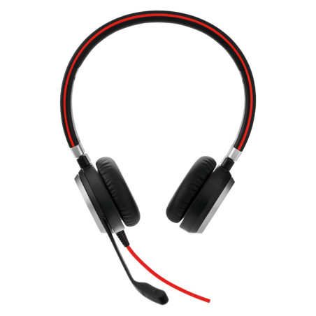 Jabra Evolve 40MS  Bedrade On-ear Stereo Headset  3.5mm  Zwart