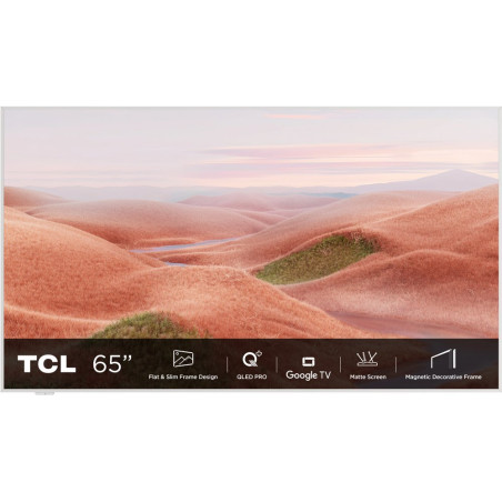 TCL NXTFRAME 65A300W 65 4K Ultra HD QLED Smart TV Google TV Dolby Vision 120Hz