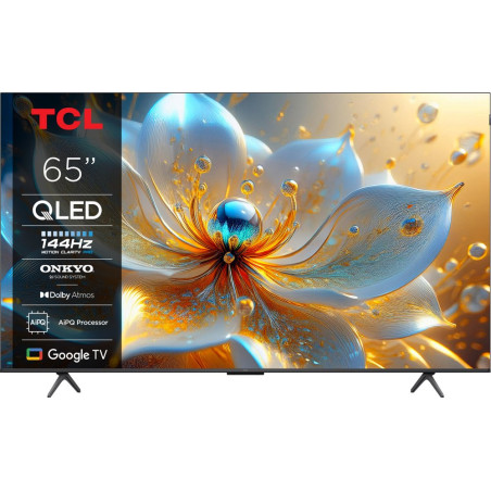 TCL 65T8C 65 4K Ultra HD QLED Smart TV 120Hz Google TV Wifi Dolby Vision HDMI 2.1 (2025)