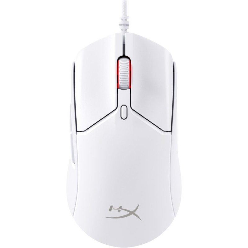 HyperX Pulsefire Haste 2  Bedrade Gaming Muis  Rechtshandig  USB-A  26000 DPI  Wit