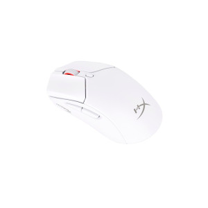 HyperX Pulsefire Haste 2  Draadloze Gaming Muis  Rechtshandig  RF  Bluetooth  USB-A  26000 DPI  Wit