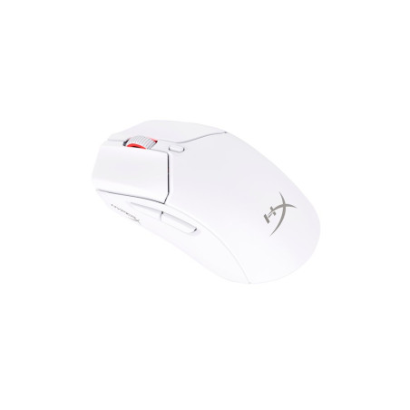 HyperX Pulsefire Haste 2  Draadloze Gaming Muis  Rechtshandig  RF  Bluetooth  USB-A  26000 DPI  Wit