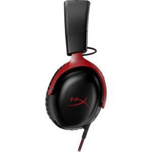 HyperX Cloud III Bedrade Over-ear Gaming Headset 3.5mm USB-A USB-C Zwart/Rood