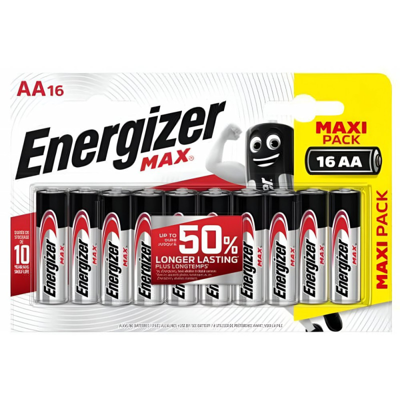 Energizer Max Plus  AABatterijen  16pack  Alkaline