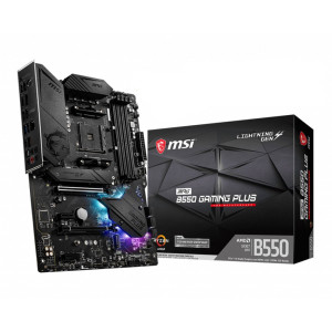 MSI MPG B550 Gaming Plus Socket AM4 Intel B550 4xDDR4 ATX Moederbord
