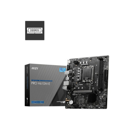 MSI PRO H610ME Socket LGA 1700 Intel H610 2xDDR5 MicroATX Moederbord