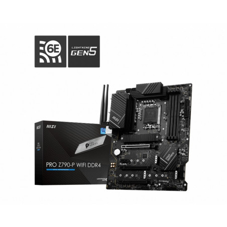 MSI PRO Z790P WIFI Socket LGA 1700 Intel Z790 4xDDR5 ATX Moederbord