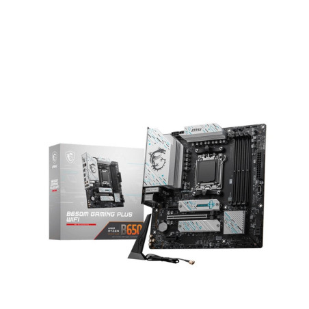 MSI B650M GAMING PLUS WIFI  Socket AM5  AMD B650  4xDDR5  MicroATX  Moederbord