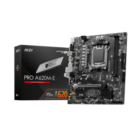 MSI PRO A620ME  Socket AM5  AMD A620  2xDDR5  MicroATX  Moederbord