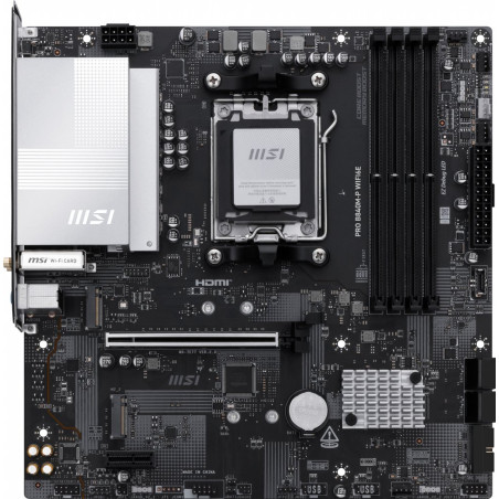 MSI PRO B840MP WiFi6E Socket AM5 AMD B840 4xDDR5 Micro ATX Moederbord