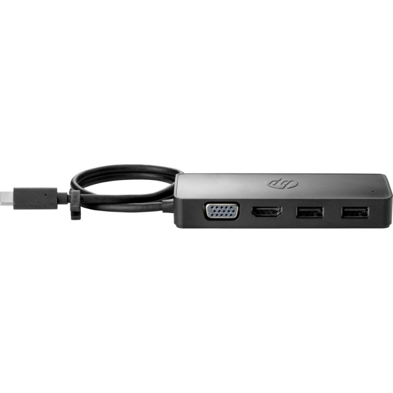 HP 7PJ38AA  Travel Hub G2  USBC  Zwart