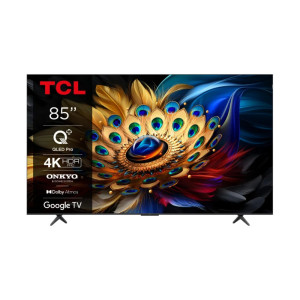 TCL 85C69B 85  4K Ultra HD QLED Smart TV  Google TV  Wifi  Dolby Vision  Quantum Dot met Levendige Kleuren  60Hz