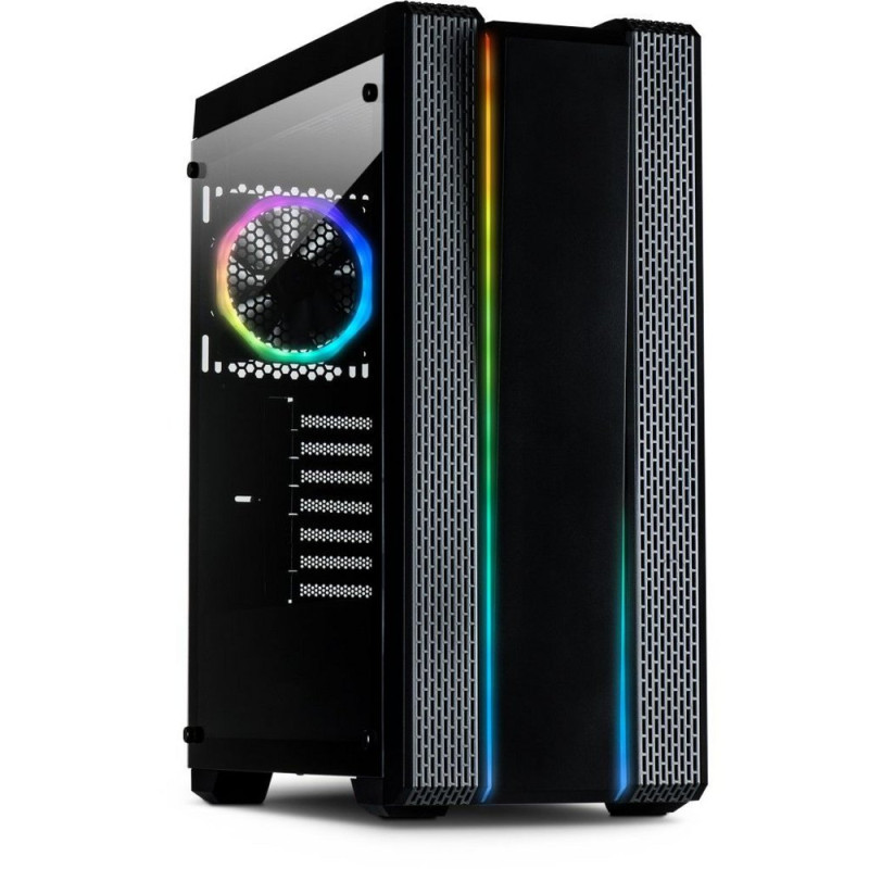 InterTech S3901 Impulse RGB  Tower Case  Zwart