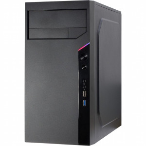 Inter-Tech IT-6505 Reto Micro Tower Case Zwart