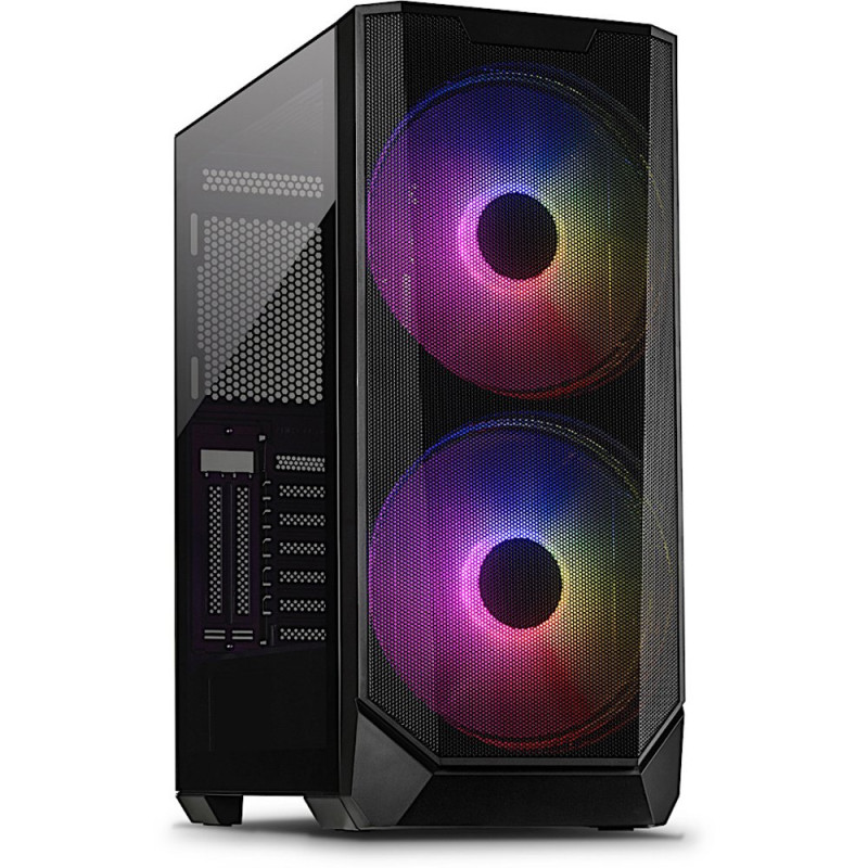 Inter-Tech IT-3503 Airstream RGB  Tower Case  Zwart