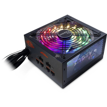 Inter-Tech Argus RGB-650W CM II  650 Watt Gold ATX PSU  Deels Modulair  Power Supply  Voeding