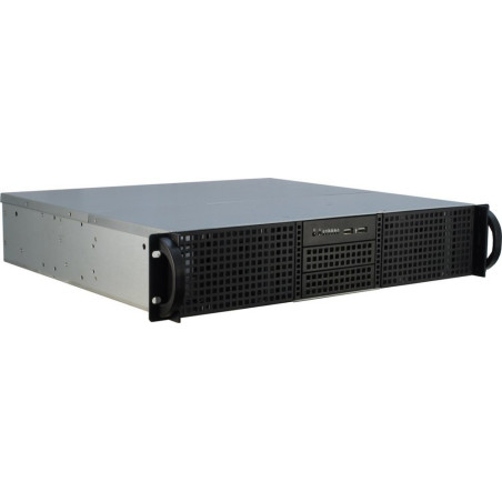 Inter-Tech 2U-20240 Server Rack Case Zwart