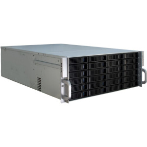 Inter-Tech 4U-4424  Server Rack Case  Zwart/Zilver