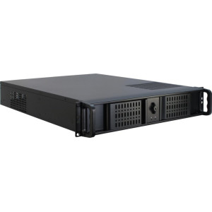 Inter-Tech IPC 2U-2098-SL  Server Rack Case  Zwart
