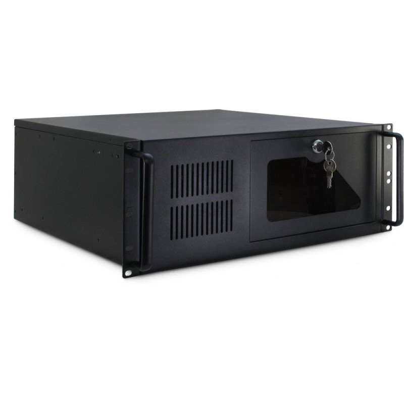 InterTech IPC 4U4088S  Server Rack Case  Zwart