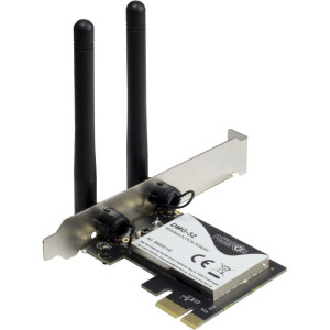 InterTech DMG32 Interne WLANadapter PCIe x1 WiFi 5 80211ac Dualband 24 5 GHz 650 Mbps 2x 2dBi antennes