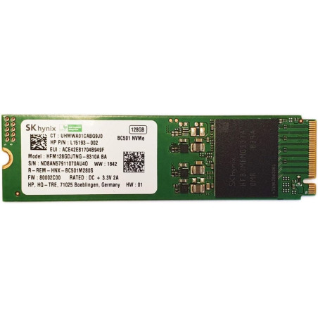 OEM 128GB NVMe SSD M.2 PULLED