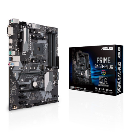 ASUS PRIME B450PLUS Socket AM4 AMD B450 4xDDR4 ATX Moederbord