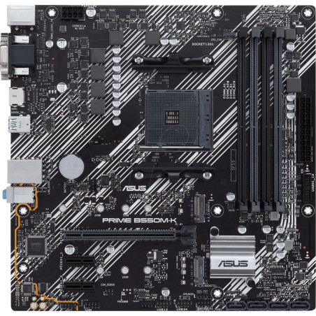 ASUS PRIME B550M-K Socket AM4 AMD B550 4xDDR4 Micro-ATX Moederbord