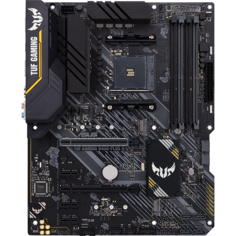 ASUS TUF GAMING B450-PLUS II  Socket AM4  AMD B450  4xDDR4  ATX  Moederbord