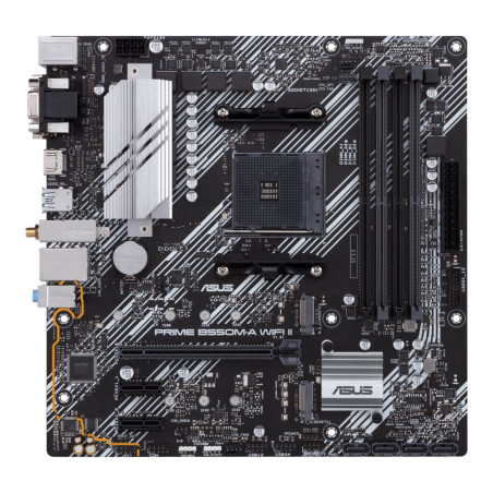 ASUS PRIME B550MA WIFI II Socket AM4 AMD B550 4xDDR4 MicroAtx Moederbord