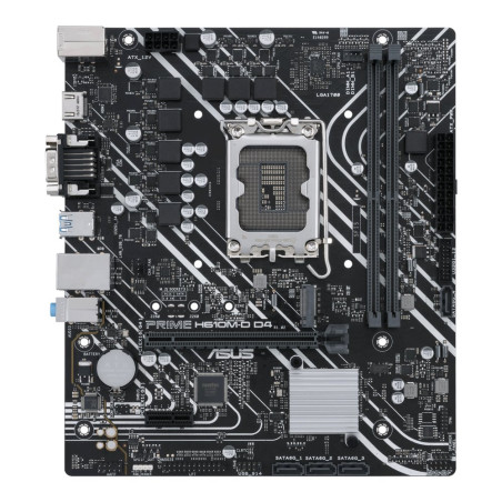 ASUS PRIME H610M-D D4  Socket LGA 1700  Intel H610  2xDDR4  Micro-ATX  Moederbord