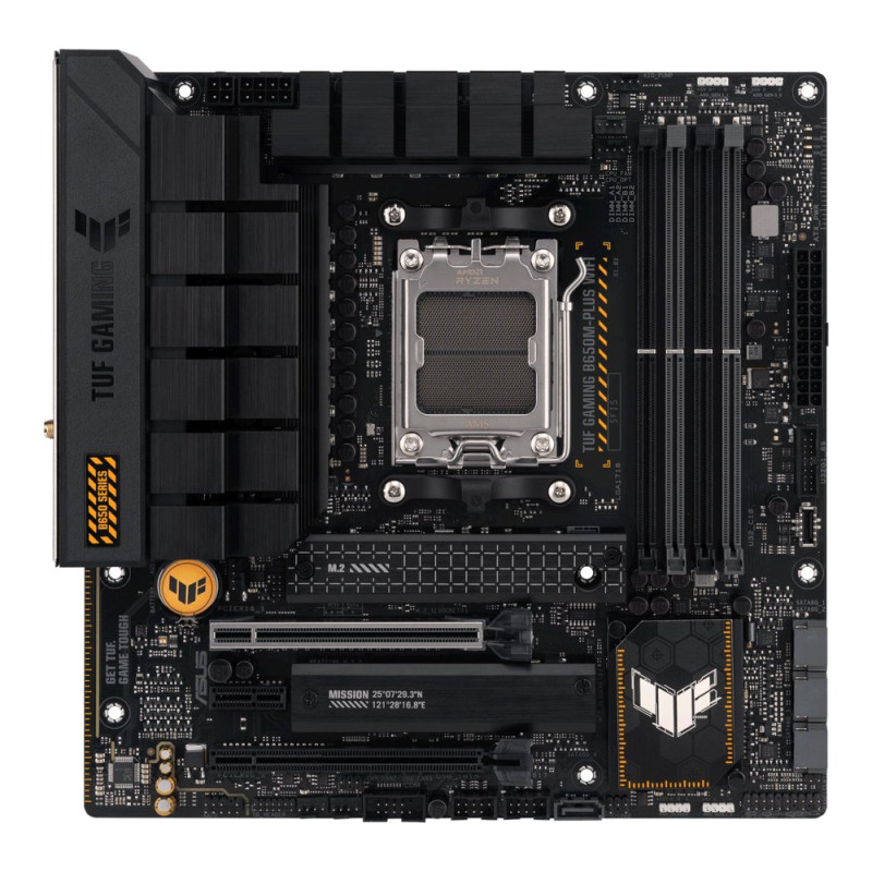 ASUS TUF GAMING B650M-PLUS WIFI  AMD B650  Socket AM5  Micro-ATX Moederbord