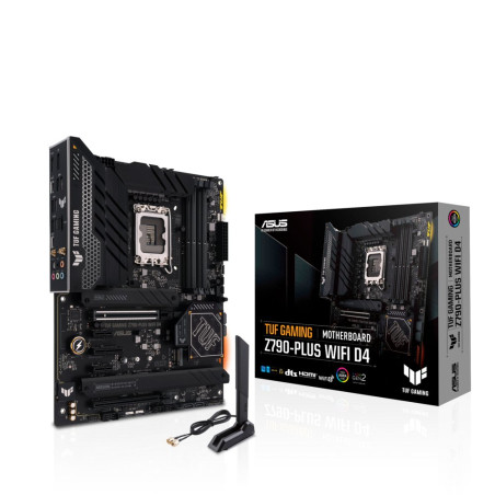 ASUS TUF GAMING Z790PLUS WIFI D4  Socket LGA 1700  Intel Z790  4xDDR4  ATX  Moederbord