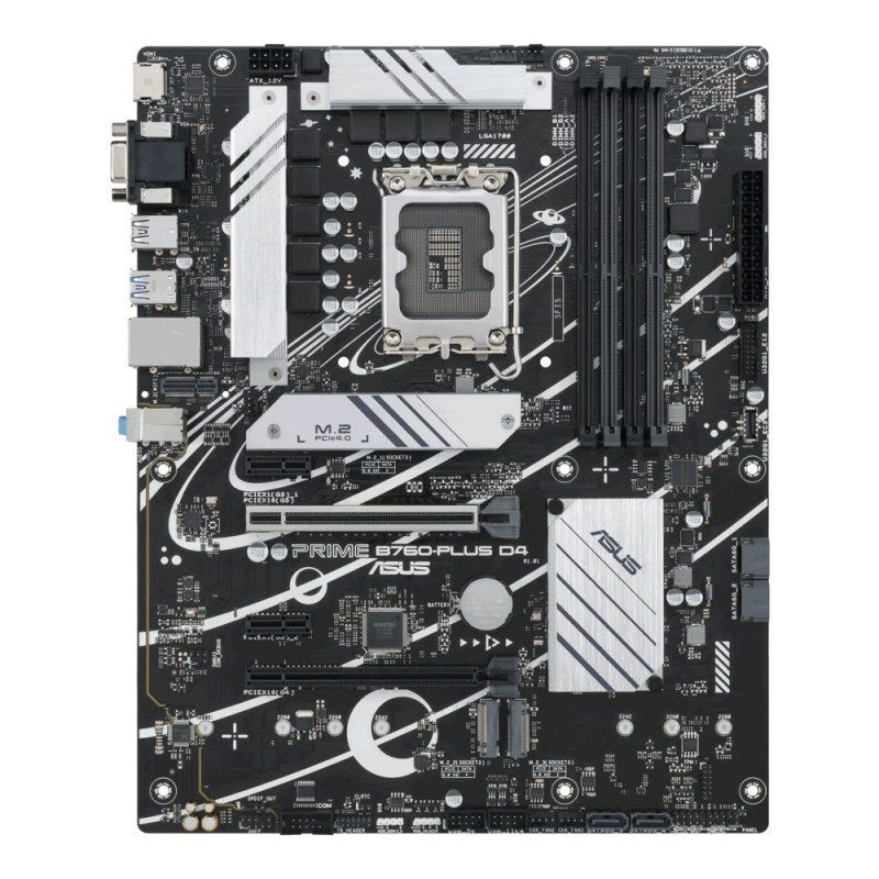 ASUS PRIME B760-PLUS D4  Socket LGA 1700  Intel B760  4xDDR4  ATX  Moederbord