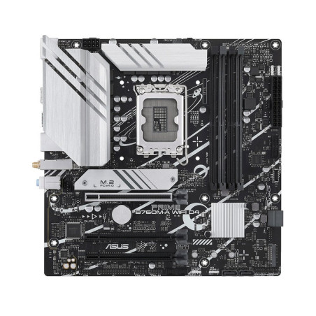 ASUS PRIME B760M-A WIFI D4  Socket LGA 1700  Intel B760  4xDDR4  Micro-ATX  Moederbord