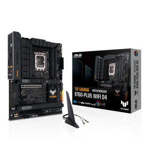 ASUS TUF GAMING B760PLUS WIFI D4  Socket LGA 1700  Intel B760  4xDDR4  ATX  Moederbord