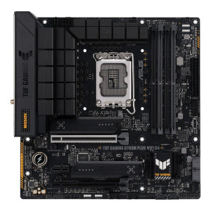 ASUS TUF GAMING B760MPLUS WIFI D4  Socket LGA 1700  Intel B760  4xDDR4  MicroATX  Moederbord