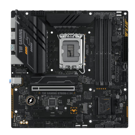 ASUS TUF GAMING B760ME D4  Socket LGA 1700  Intel B760  4xDDR4  MicroATX  Moederbord
