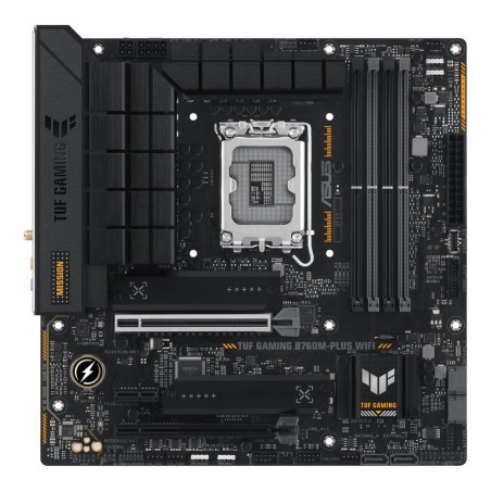 ASUS TUF Gaming B760M-Plus WIFI  Socket LGA 1700  Intel B760  4xDDR5  Micro-ATX  Moederbord