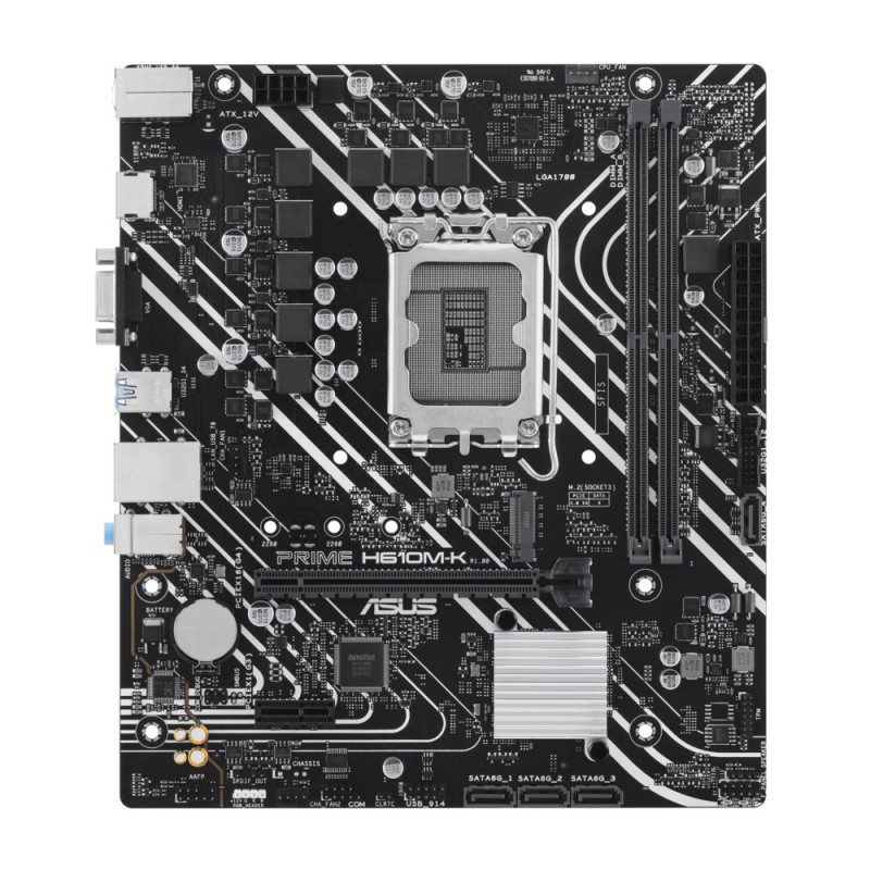 ASUS Prime H610M-K  Socket LGA 1700  Intel H610  2xDDR5  Micro-ATX  Moederbord