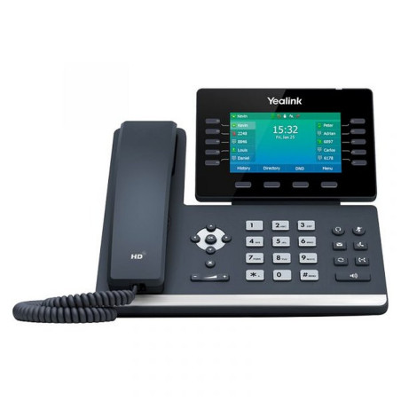 Yealink SIP-T54W IP-Telefoon Zwart 10 Lijnen 43 LCD WiFi Bluetooth
